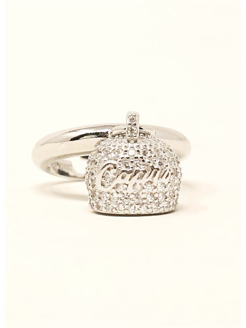 anello con zirconi bianchi campanella di capri Manè Capri | ANELLOZIRCONICAMPANELLABIANCO